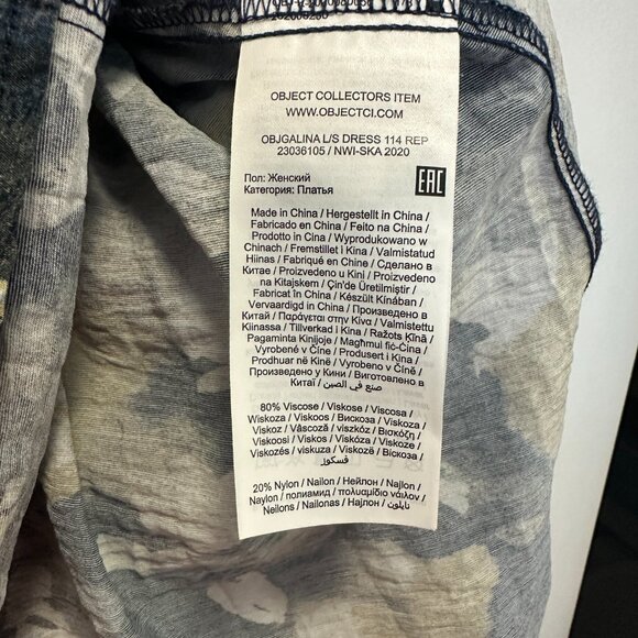 Object Smock Dress in Smudge Print size EU 40 / US 8/10 - Picture 7 of 7